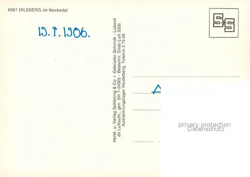 AK / Ansichtskarte Dilsberg Fliegeraufnahme Dilsberg