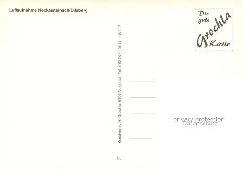 AK / Ansichtskarte Dilsberg Fliegeraufnahme mit Neckarsteinach Dilsberg