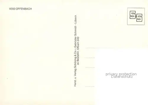 AK / Ansichtskarte Offenbach_Main Rathaus St Pauls Kirche Schloss Offenbach Main