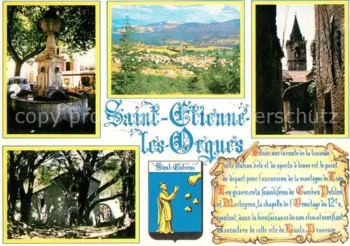 AK / Ansichtskarte Saint Etienne les Orgues Vue partielle Saint Etienne les Orgues