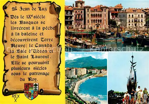 AK / Ansichtskarte Saint Jean de Luz Station Balneaire Pays de Vacances Saint Jean de Luz