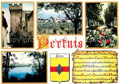 AK / Ansichtskarte Pertuis Vue partielle Pertuis