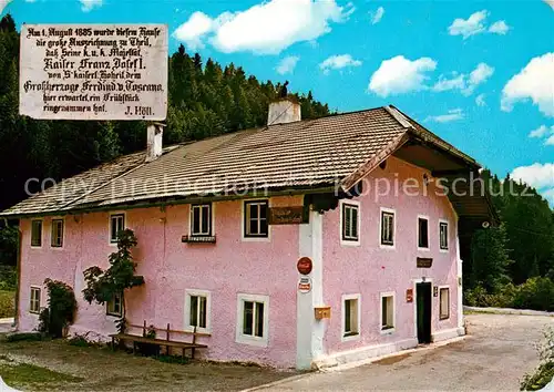 AK / Ansichtskarte Russbach_Pass_Gschuett Gasthaus Gruenwald Russbach_Pass_Gschuett