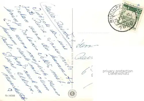 AK / Ansichtskarte Rheinfelden_AG Rheinbruecke Fahrgastschiffe Strassenpartie Rheinfelden AG