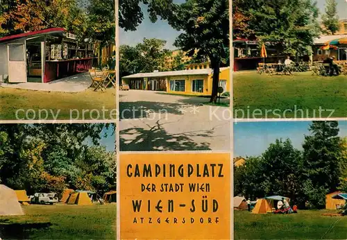 AK / Ansichtskarte Atzgersdorf Camping der Stadt Wien Atzgersdorf
