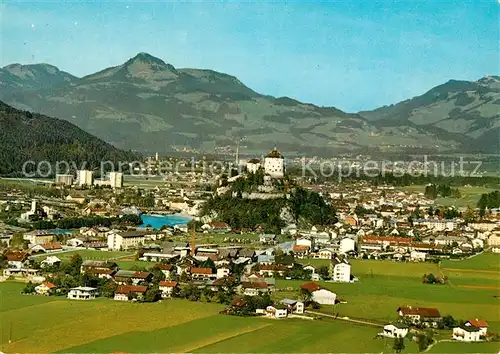 AK / Ansichtskarte Kufstein_Tirol Fliegeraufnahme Grenzstadt Kufstein_Tirol