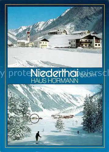 AK / Ansichtskarte Niederthai_Umhausen_Tirol Haus Hoermann Niederthai_Umhausen_Tirol