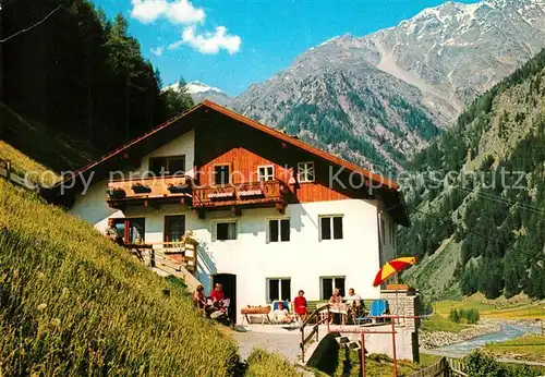 AK / Ansichtskarte Soelden_oetztal Haus Rudold Arnold Soelden oetztal