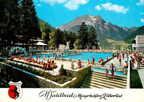 AK / Ansichtskarte Mayrhofen_Zillertal Waldbad Mayrhofen_Zillertal