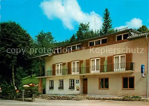AK / Ansichtskarte Steinbach_Attersee Gasthaus Kreuzer Kienklause Steinbach Attersee