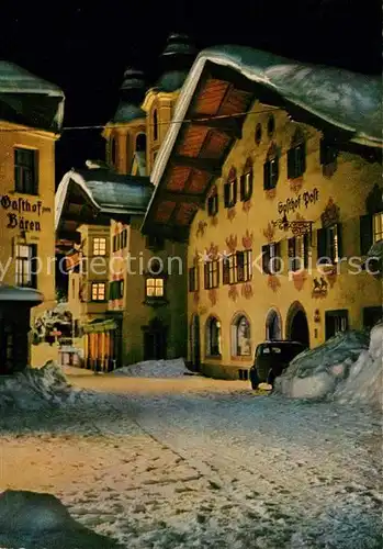 AK / Ansichtskarte St_Johann_Tirol Ortspartie im Winter St_Johann_Tirol