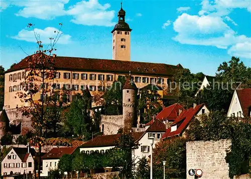 AK / Ansichtskarte Gundelsheim_Neckar Schloss Horneck  Gundelsheim Neckar