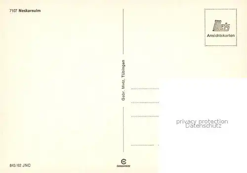 AK / Ansichtskarte Neckarsulm  Neckarsulm