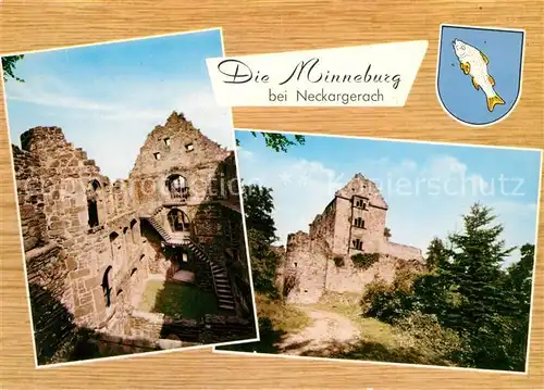 AK / Ansichtskarte Neckargerach Minneburg Neckargerach