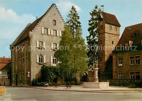 AK / Ansichtskarte Eberbach_Neckar Pulverturm  Eberbach Neckar