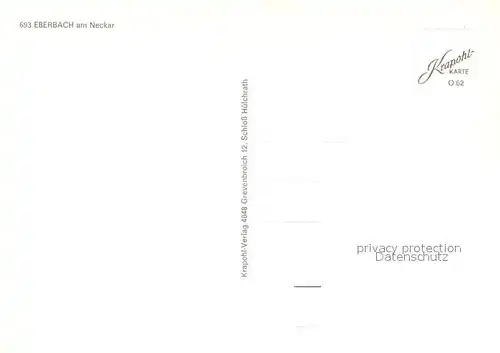 AK / Ansichtskarte Eberbach_Neckar  Eberbach Neckar