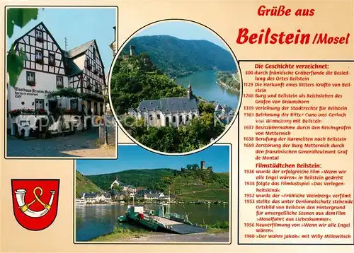 AK / Ansichtskarte Beilstein_Mosel Gasthaus Pension Gute Quelle  Beilstein_Mosel