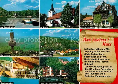 AK / Ansichtskarte Bad_Sachsa_Harz Reichsbundheim Ravensberg Hotel Romantischer Winkel  Bad_Sachsa_Harz
