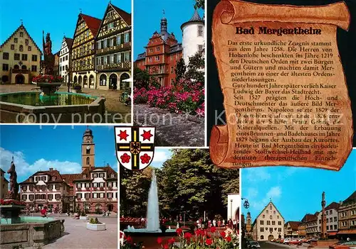 AK / Ansichtskarte Bad_Mergentheim  Bad_Mergentheim