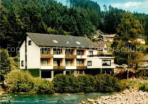 AK / Ansichtskarte Schoenmuenzach Gaestehaus Hotel Schiff Schoenmuenzach