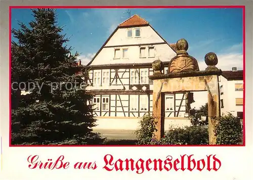 AK / Ansichtskarte Langenselbold Gasthaus Goldener Engel Langenselbold