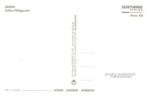 AK / Ansichtskarte Hanau_Main Schloss Philippsruhe Brunnen Hanau_Main