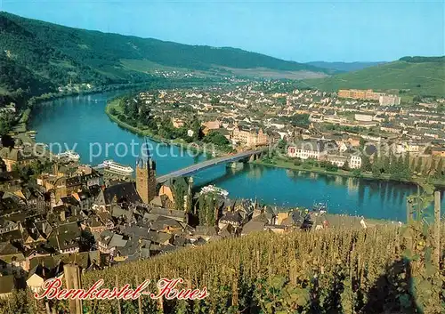 AK / Ansichtskarte Bernkastel Kues Moselpartie Panorama Bernkastel Kues