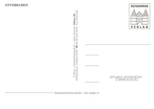 AK / Ansichtskarte Ottobeuren Basilika Inneres Stadtblick Rathaus Ottobeuren