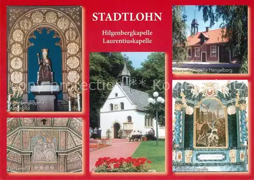 AK / Ansichtskarte Stadtlohn Hilgenbergkapelle Marienbild Laurentiuskapelle Deckenbild Altar Stadtlohn