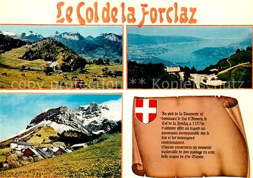 AK / Ansichtskarte Faverges Col de la Forclaz Faverges