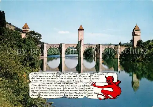 AK / Ansichtskarte Cahors_en_Quercy Le pont Valentre Pont fortifie un des plus beaux d Europe Cahors_en_Quercy