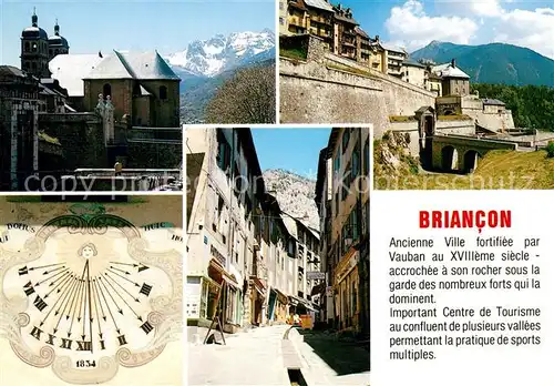 AK / Ansichtskarte Briancon Ville fortifee par Vauban Accrochee a son rocher sous la garde des nombreux forts qui la dominent Briancon