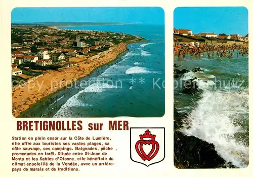 AK / Ansichtskarte Bretignolles sur Mer Baignades peche promenades en foret Bretignolles sur Mer