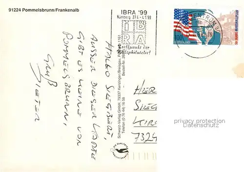 AK / Ansichtskarte Pommelsbrunn Kirche Pommelsbrunn