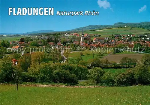 AK / Ansichtskarte Fladungen Panorama Naturpark Rhoen Fladungen