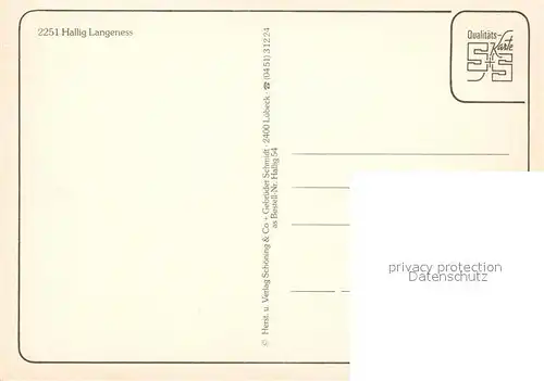 AK / Ansichtskarte Hallig_Langeness Priel Kirchwarft Hunnenswarft Fliegeraufnahme Hallig_Langeness