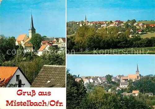 AK / Ansichtskarte Mistelbach_Oberfranken Ortsmotive mit Kirche Mistelbach_Oberfranken