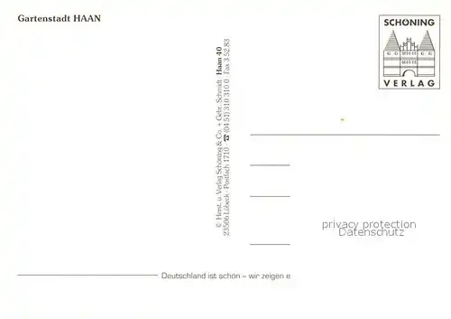 AK / Ansichtskarte Haan_Rheinland Innenstadt Fussgaengerzone Rathaus Wappen Haan_Rheinland