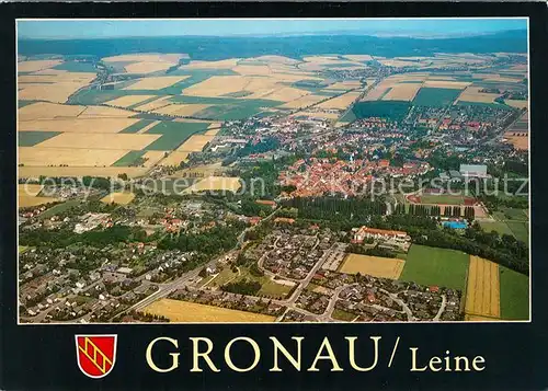 AK / Ansichtskarte Gronau_Leine Despetal und Hildesheimer Wald Fliegeraufnahme Gronau_Leine