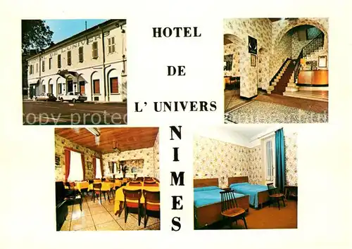 AK / Ansichtskarte Nimes Hotel de Univers Nimes