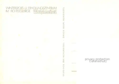 AK / Ansichtskarte Mehlmeisel Ortsmotive mit Kirche Erholungszentrum im Fichtelgebirge Mehlmeisel