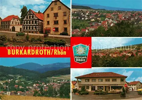AK / Ansichtskarte Burkardroth mit Ortsteilen Zahlbach Stangenroth Wollbach Burkardroth