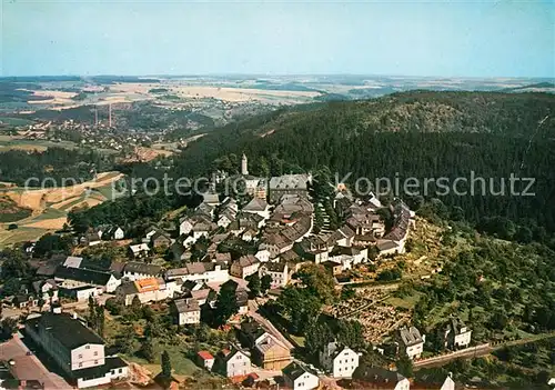 AK / Ansichtskarte Lichtenberg_Oberfranken Frankenwald Fliegeraufnahme Lichtenberg Oberfranken
