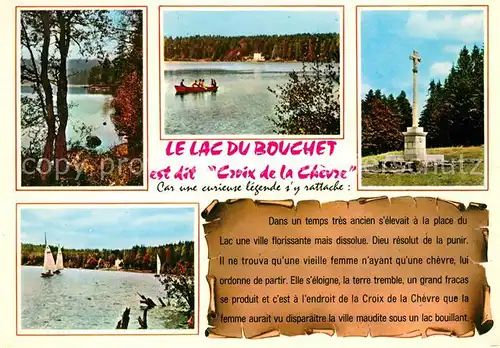 AK / Ansichtskarte Le_Bouchet Saint Nicolas Lac du Bouchet est dit Croix de la Chevre  Le_Bouchet Saint Nicolas