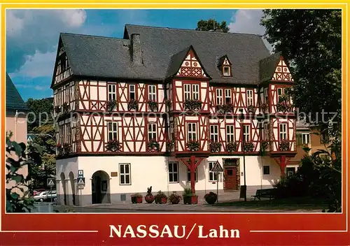 AK / Ansichtskarte Nassau_Bad Rathaus Nassau_Bad