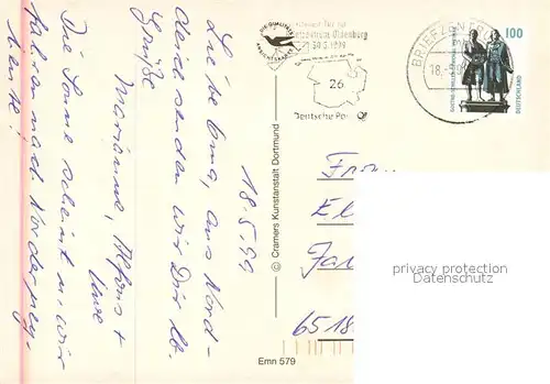 AK / Ansichtskarte Emden_Ostfriesland Fliegeraufnahme Johanna Muehle Hafentor Schwanenteich Am Ratsdelft Aussenhafen Emden_Ostfriesland