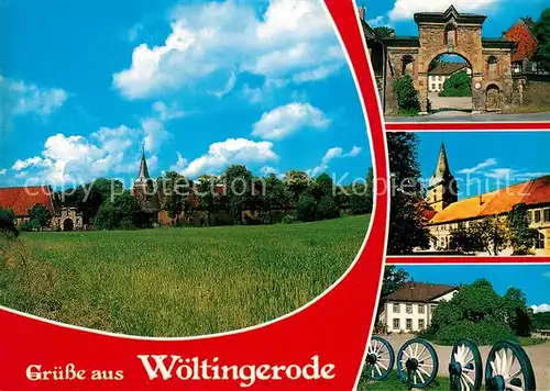 AK / Ansichtskarte Vienenburg Klostergut Woeltingerode Eingangstor Kirche Raeder Vienenburg