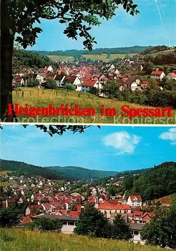 AK / Ansichtskarte Heigenbruecken Panorama Luftkurort Spessart Heigenbruecken