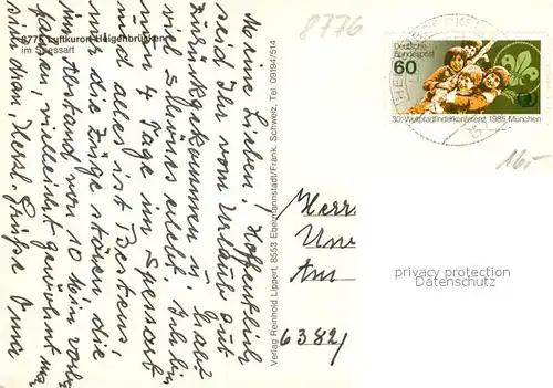 AK / Ansichtskarte Heigenbruecken Panorama Luftkurort Spessart Heigenbruecken