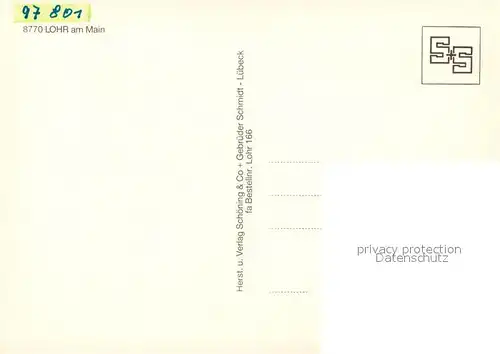 AK / Ansichtskarte Lohr_Main Altstadt Fachwerkhaeuser Rathaus Lohr_Main